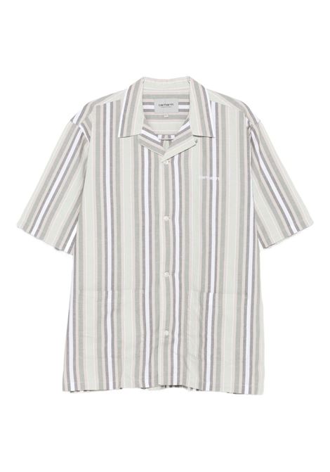 camicia folsey uomo bianca e oliva CARHARTT WIP | I0351543G7.XX